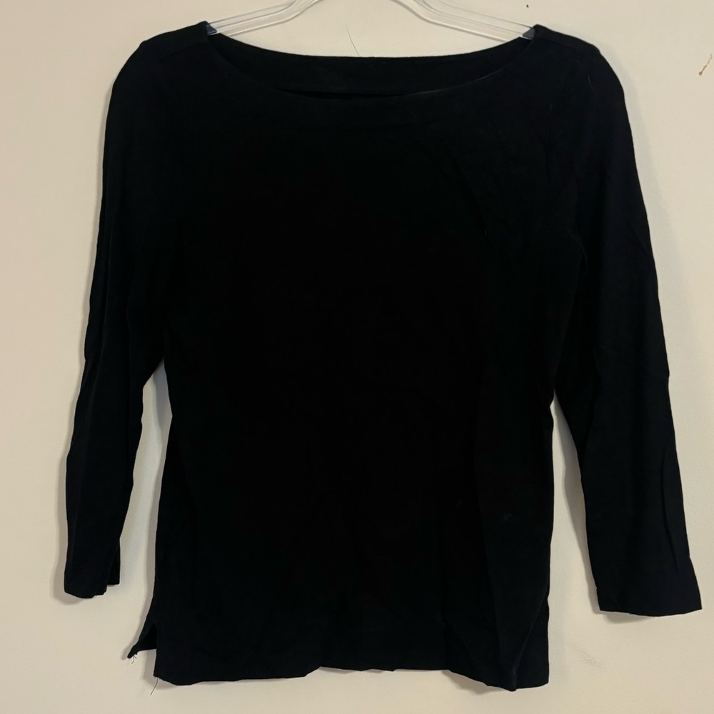 LOFT Classic Black Blouse
